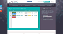 Desktop Screenshot of casinoexpert.cz